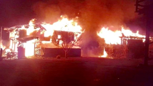 Kargı’da, Yangın Paniğe Neden Oldu