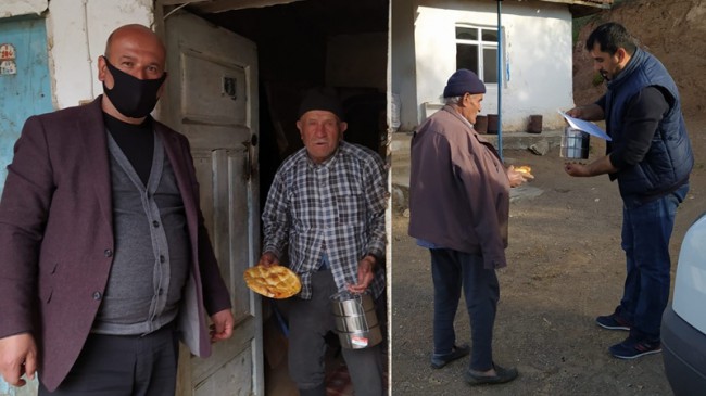 Uğurludağ’da Yemekler Evlere Gidiyor