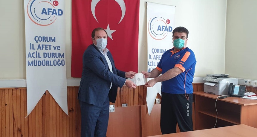 Bayındır Memur-Sen Maske Dağıttı