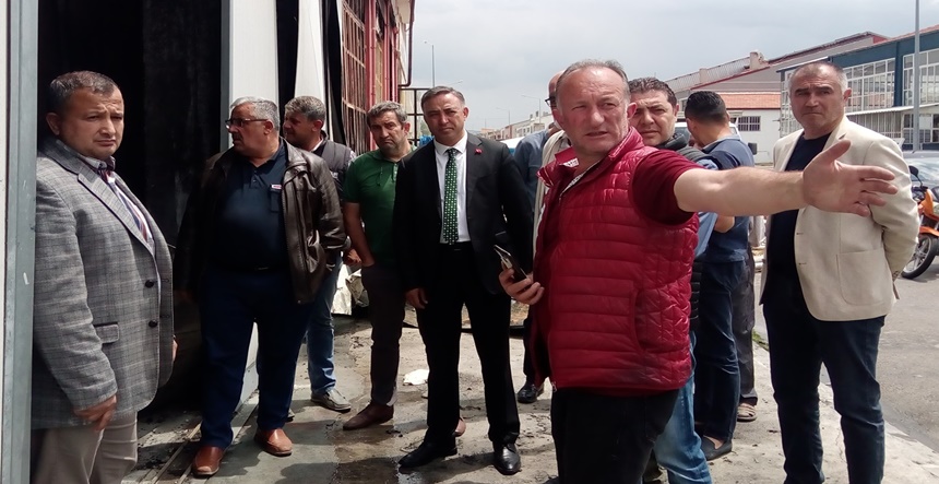 CHP’de Esnafa Geçmiş Olsun Ziyareti