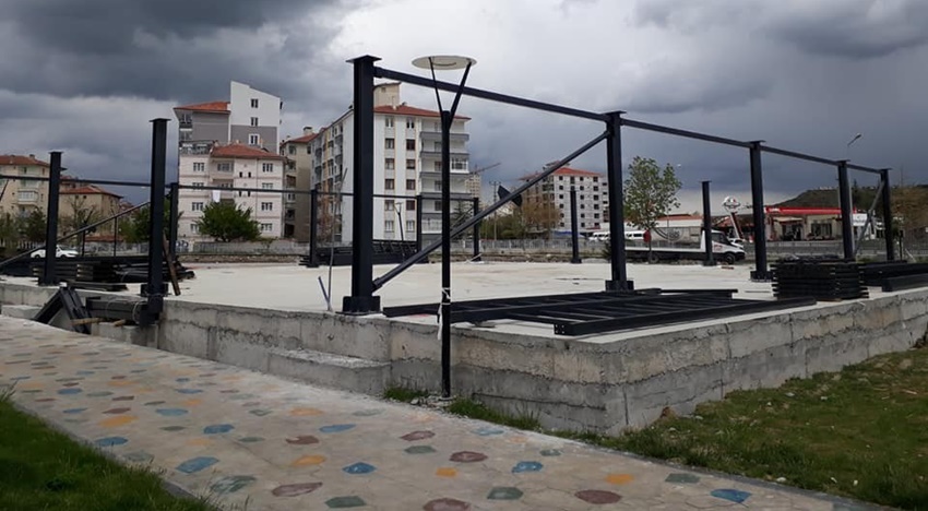 Kentpark’ta Kafeterya Yapımı Start Aldı