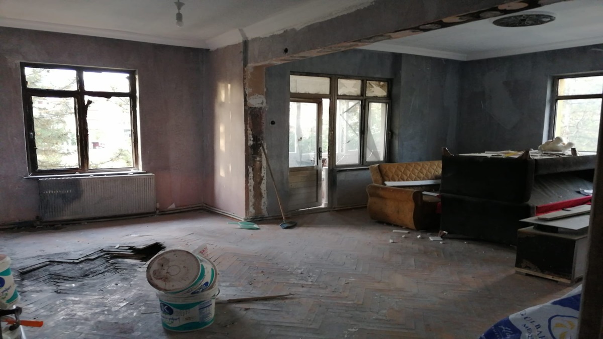 Osmancık’ta Evi Yanan Aile Yardım Bekliyor