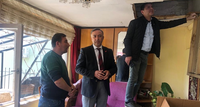CHP, Yangınzede Ailenin Sorununu Çözdü