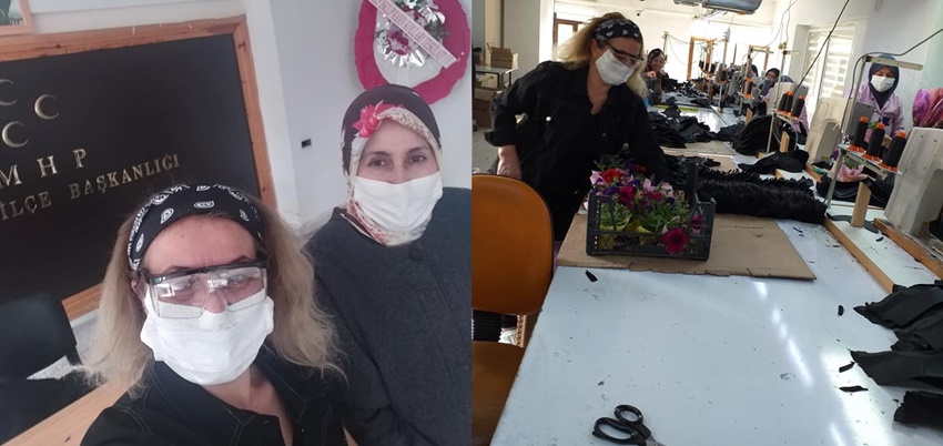 MHP’den, Annelere Çiçek Fidesi