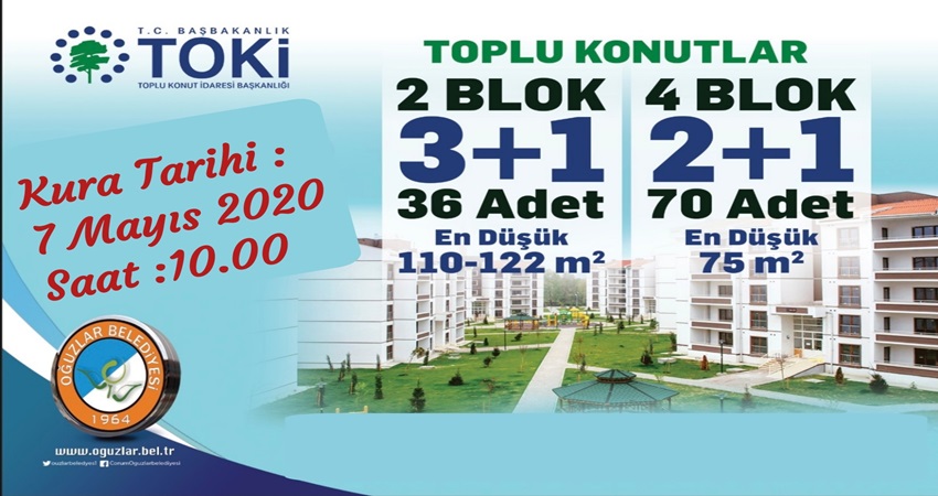 Oğuzlar ‘da TOKİ Sahiplerini Bulacak