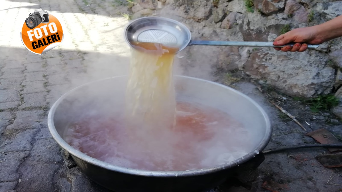 Oğuzlar’da Çam Kozalağı Reçeli Üretiliyor