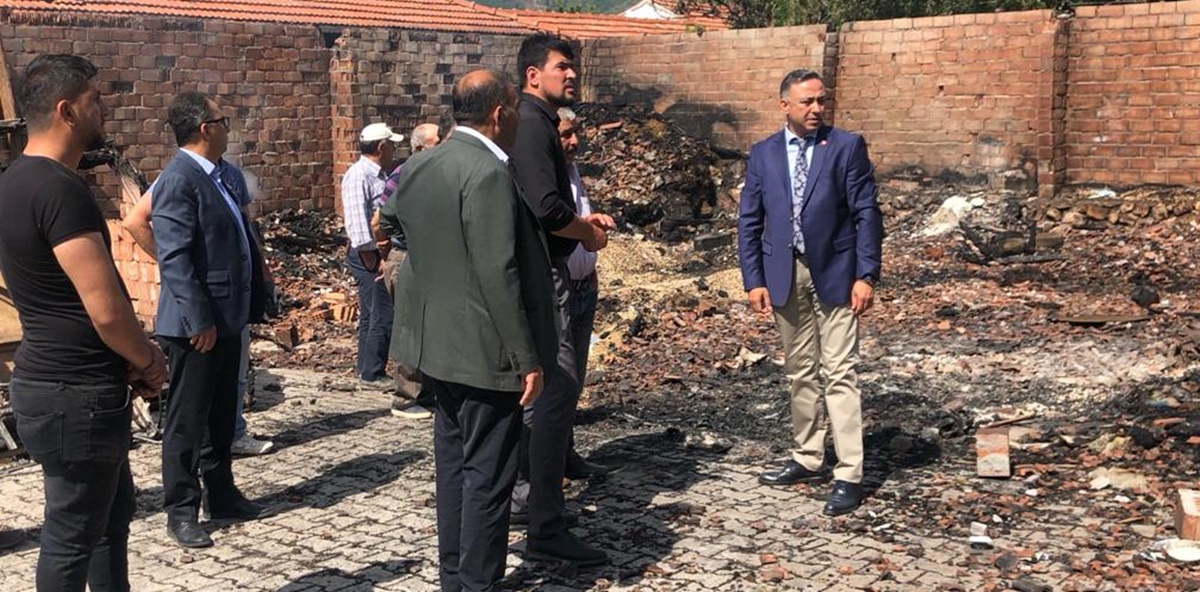 CHP’den Yangınzedelere Geçmiş Olsun Ziyareti