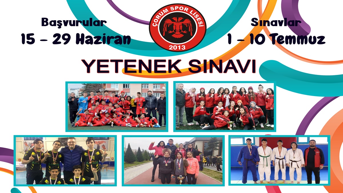 Spor Lisesi Yetenek Sınavına Başvurular Başladı