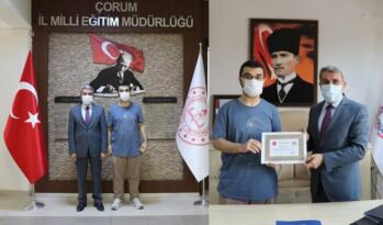 Çorum YKS’de Türkiye Birincisi Çıkardı