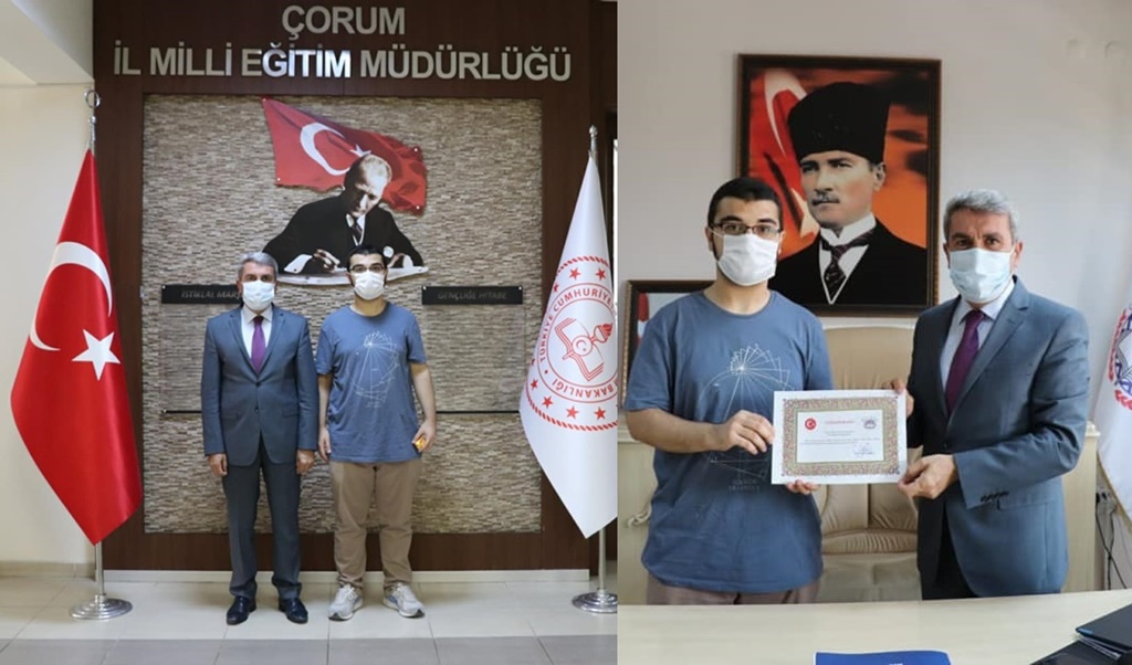 Çorum YKS’de Türkiye Birincisi Çıkardı