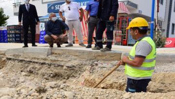 Bahar 1. Caddedeki İçme Suyu Çalışması