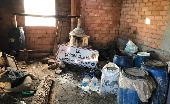 Çorum’da Kaçak İçki Operasyonu