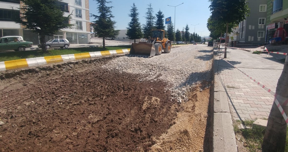Belediye, Dr. Sadık Ahmet Caddesini Yeniliyor