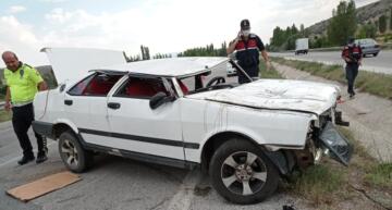 Otomobil Takla Attı: 1 Yaralı