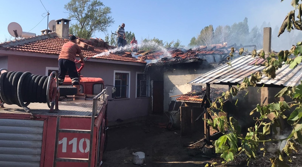 Sungurlu’da Tandır Yangını