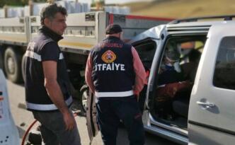 Ticari Araç TIR’a Arkadan Çarptı