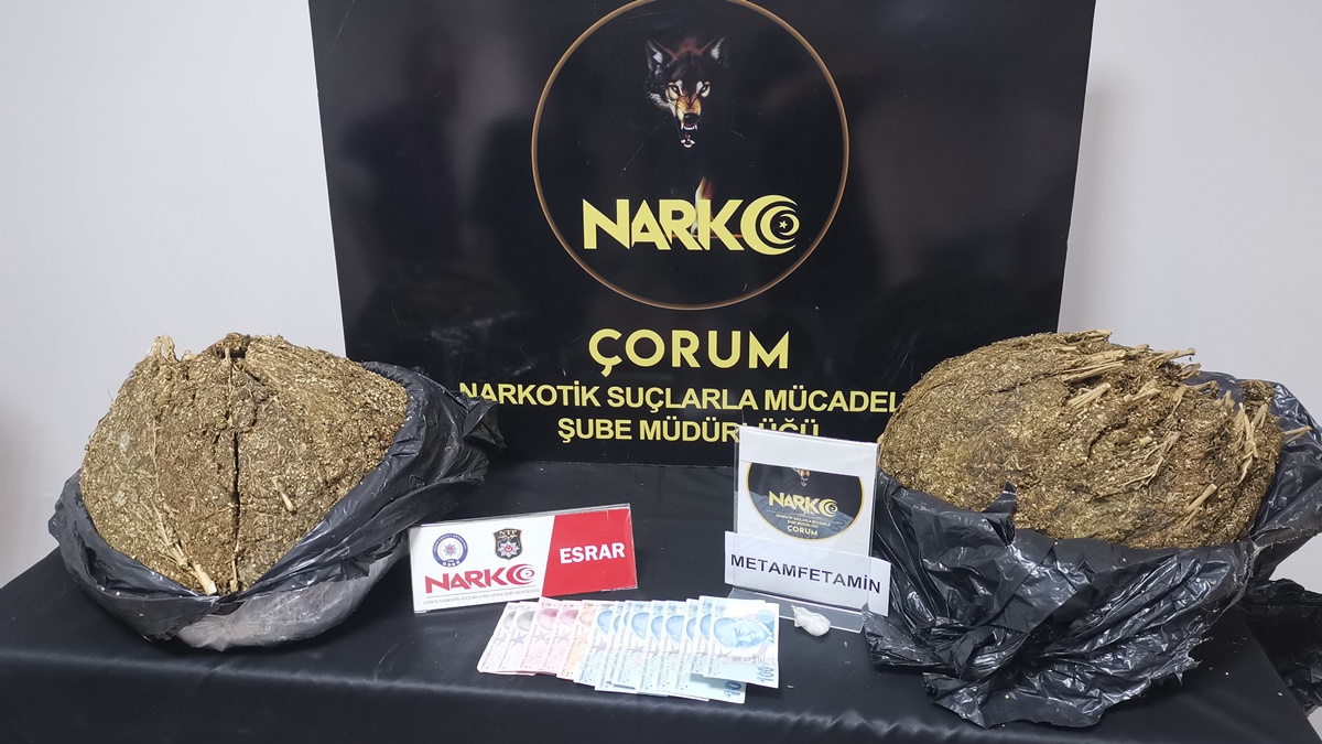 Çorum’da Uyuşturucu Operasyonu