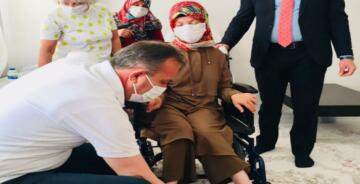 Milletvekili Ceylan, Engelli Merve’yi Sevindirdi