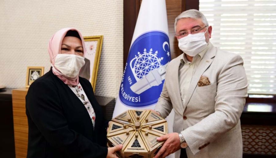 Başkan Döğücü’den Başkan Aşğın’a Ziyaret