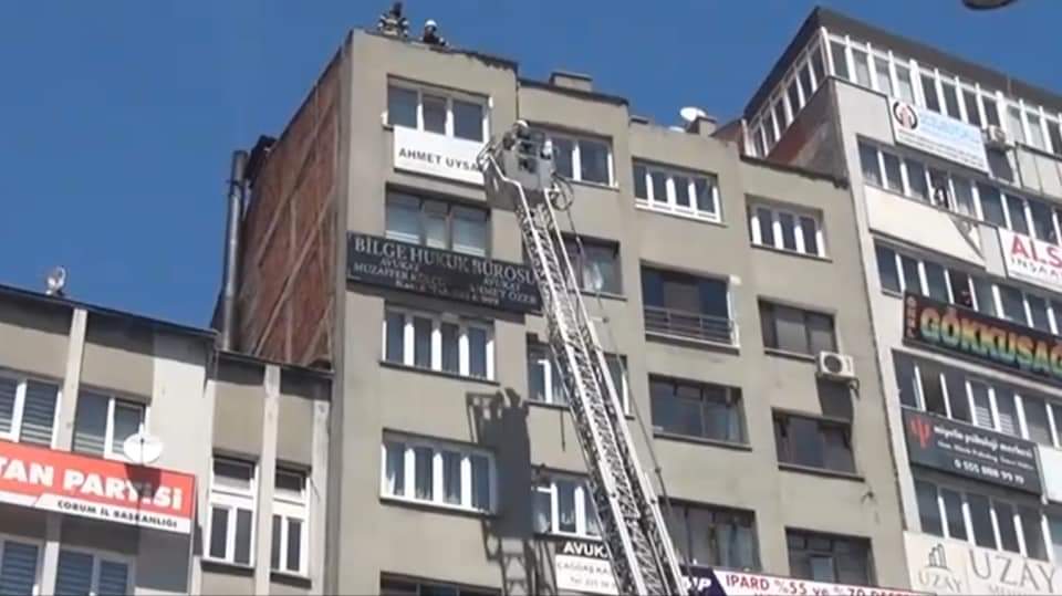 Lokanta Bacasında Yangın Çıktı