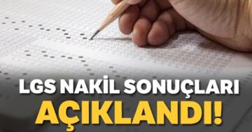 LGS, Nakil Sonuçları Açıklandı