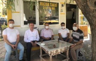 Ceylan, Taksici Esnafıyla Buluştu