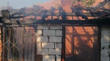 Sungurlu’da Tandırlık Yangını