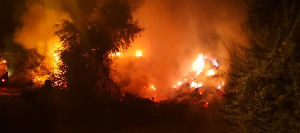 6 Bin Balya Saman Kül Oldu