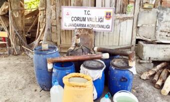 Çorum’da Kaçak İçki Operasyonu