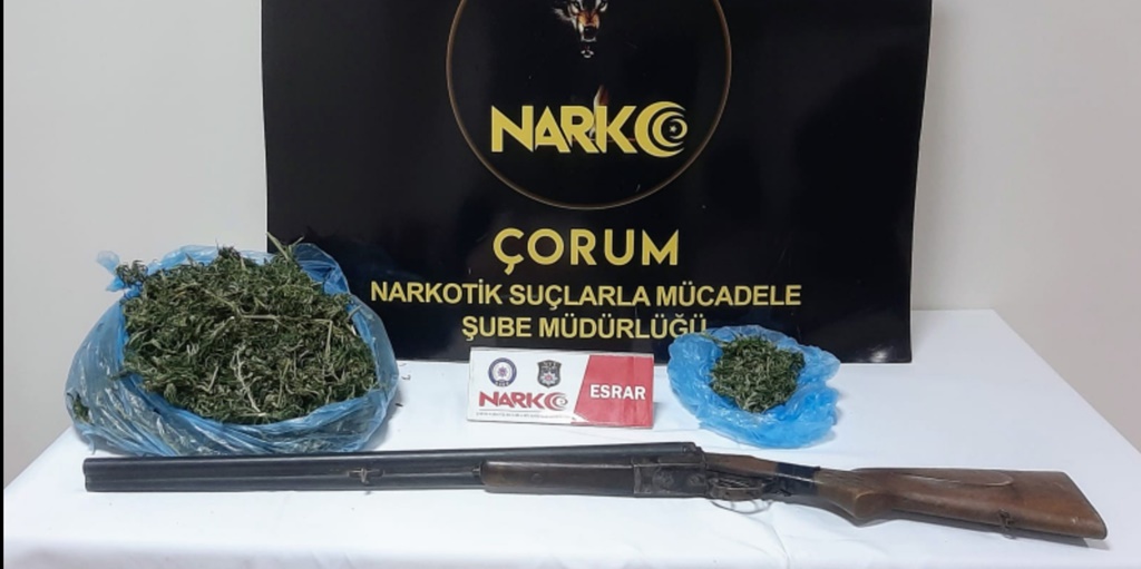 Çorum’da Uyuşturucu Operasyonu