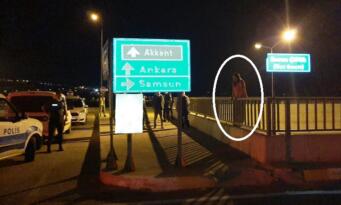 Genç Kadını Polis İkna Etti