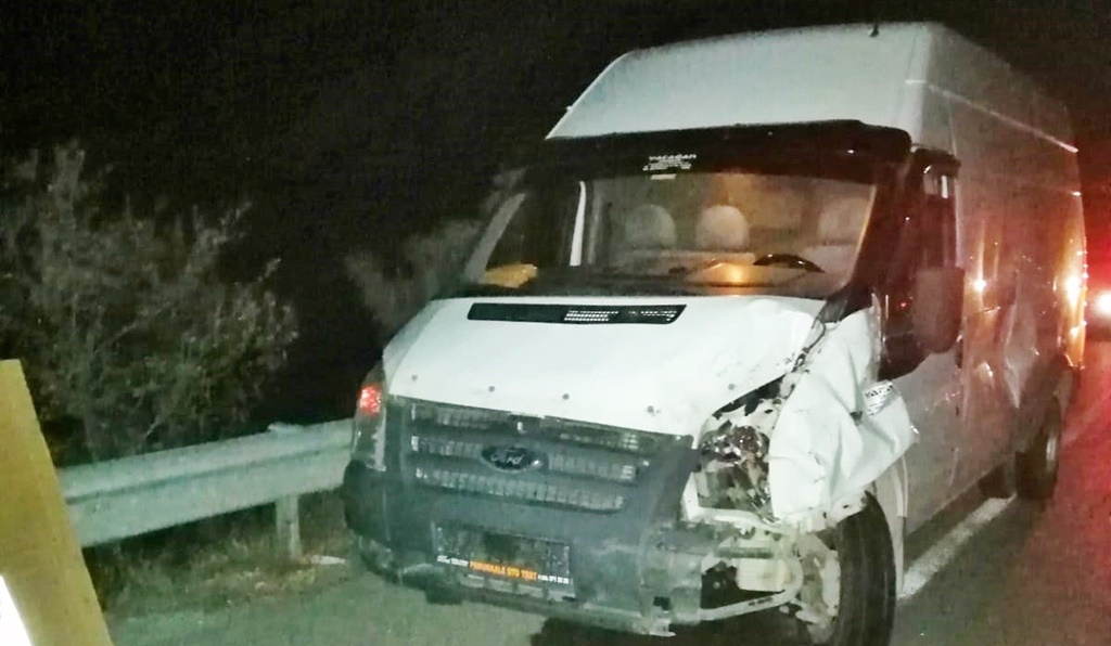 Yola Çıkan İnek Kaza Yaptırdı
