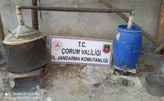 Çorum’da Kaçak İçki Operasyonu