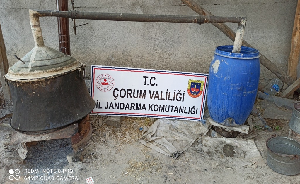 Çorum’da Kaçak İçki Operasyonu