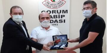 Çorum Tabip Odası’nı Ziyaret Ettiler