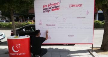 Genç Saadet  Vatandaşa “Ekonomi Nereye Gidiyor” Diye Sordu