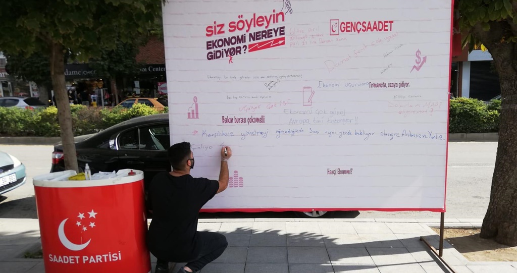 Genç Saadet  Vatandaşa “Ekonomi Nereye Gidiyor” Diye Sordu