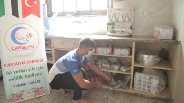 Gazze’deki Yetim Gençlerin Yüzleri Gülüyor