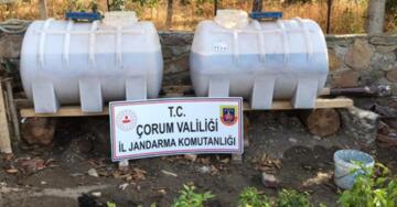 Çorum’da Kaçak İçki Operasyonu