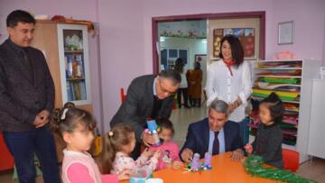 Sarı, 467 Okulu Ziyaret Etti