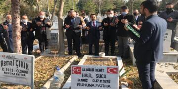 Ülkücü Şehit Halil Sucu Kabri Başında Anıldı