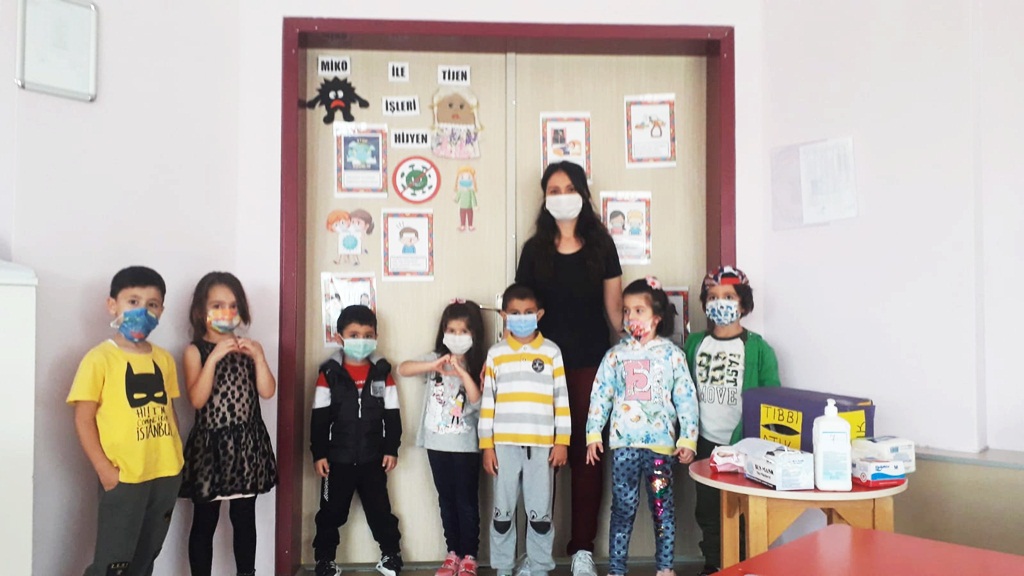 İkbalevler Anaokulu’ndan “Miko ile Tijen, İşleri Hijyen” Projesi