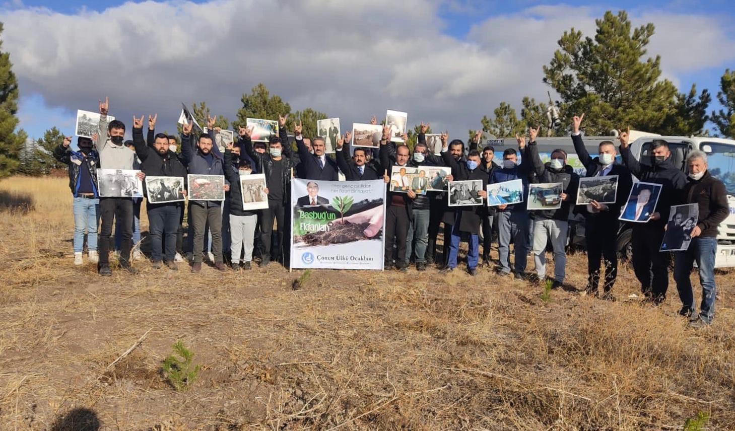 Başbuğun Fidanları Toprakla Buluştu