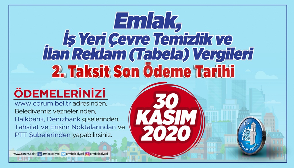 Emlak Vergisinde Son Gün 30 Kasım