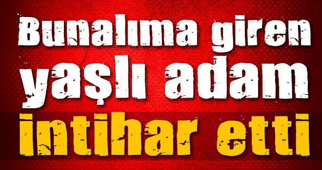 Yaşlı Adam İntihar Etti