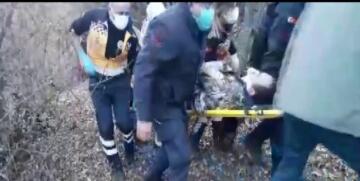 Kayalıklardan Düşen Avcı Ölümden Döndü