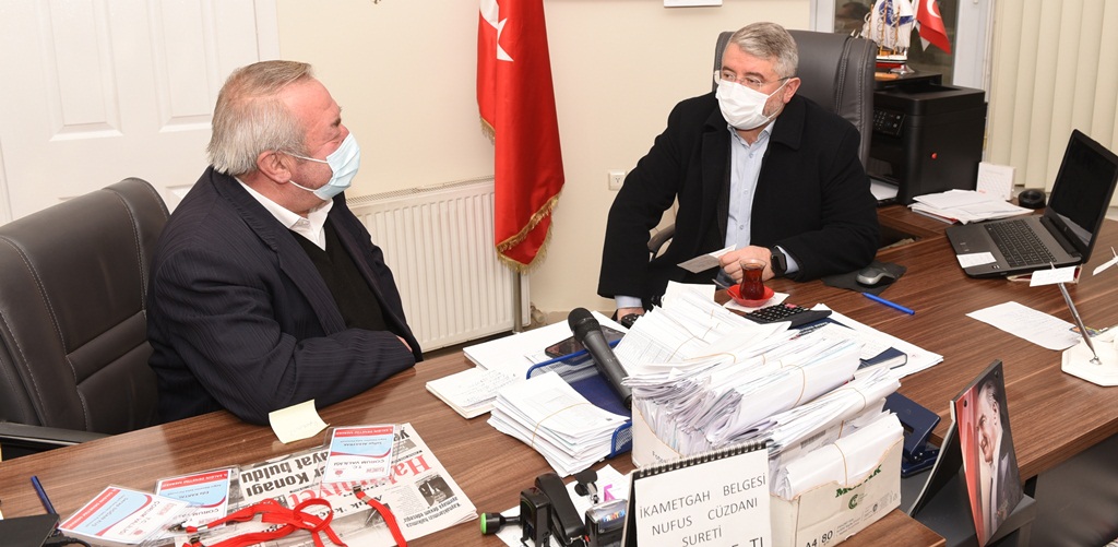 Aşgın’dan, Bahçelievler Muhtarına Ziyaret