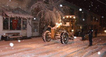 İskilip Beyaz Örtüyle Kaplandı