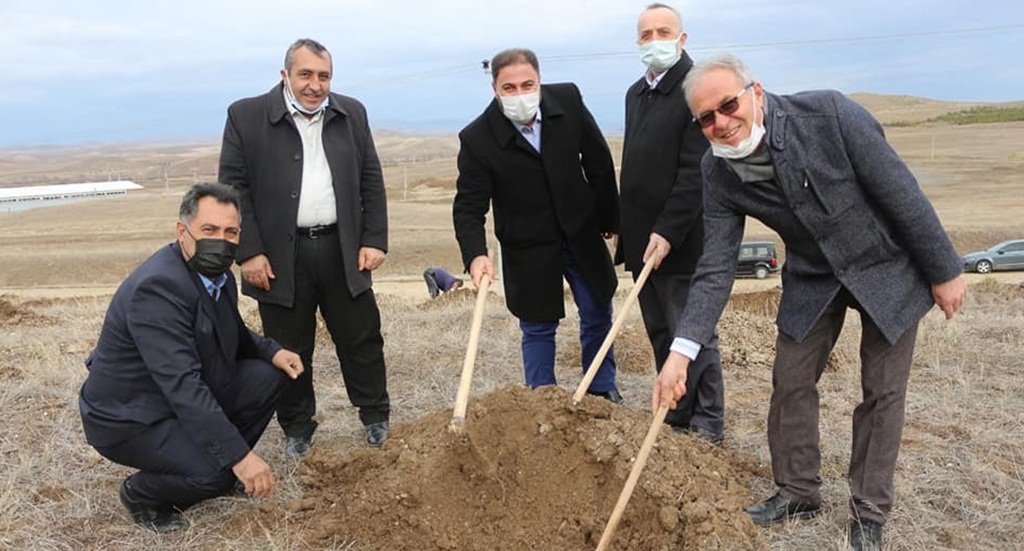 Sungurlu’da Bin 500 Fidan Toprakla Buluştu
