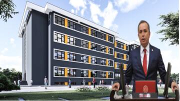 Eti Ortaokulu’nun İnşaatına Başlandı